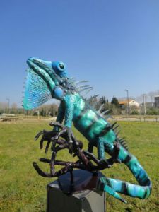 Voir le détail de cette oeuvre: Iguane Sculpture